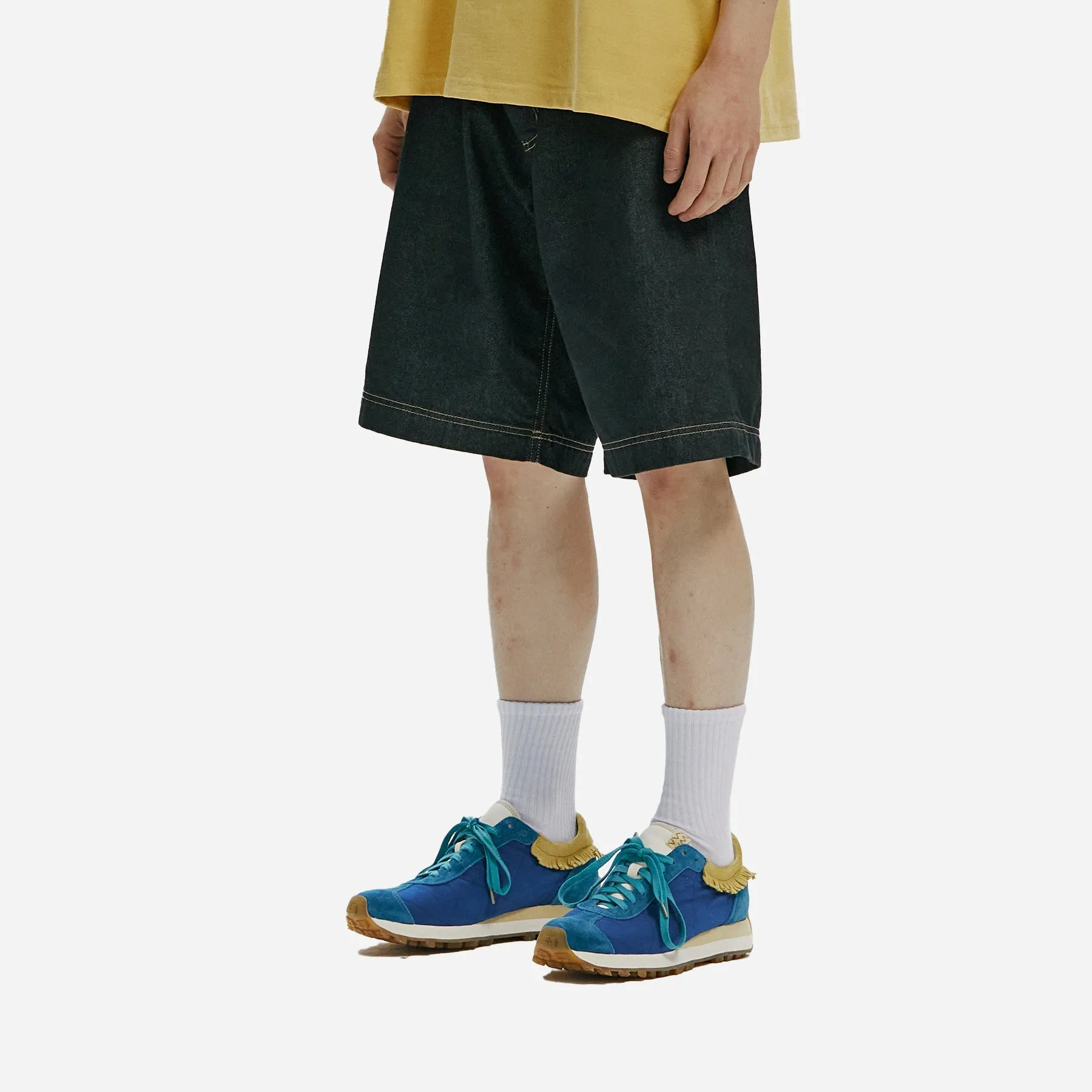 STRING DENIM SHORTS - BLACK sold by FrizmWORKS product image thumbnail 3