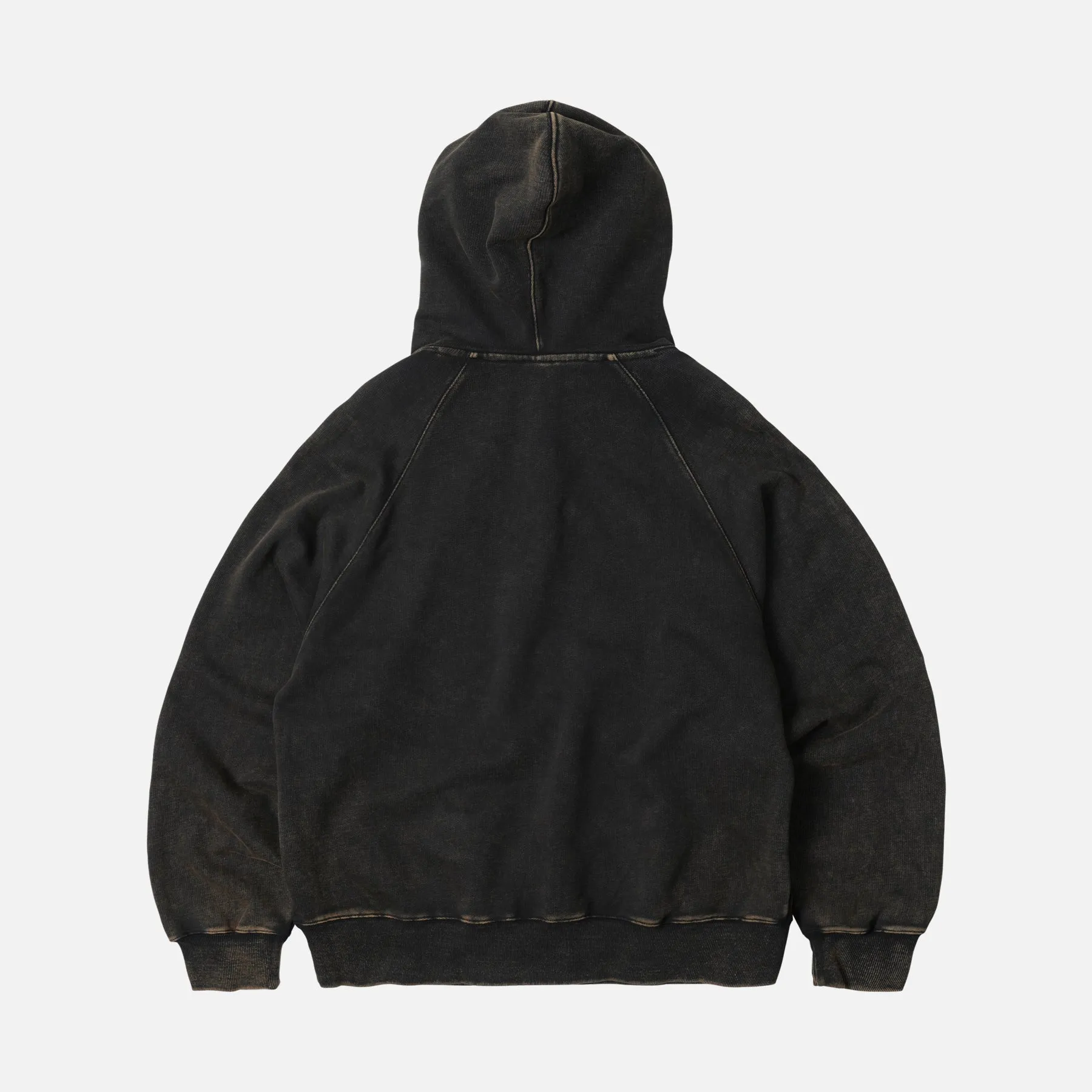 OG VINTAGE DYEING PULLOVER HOODY - BLACK BROWN sold by FrizmWORKS product image thumbnail 2