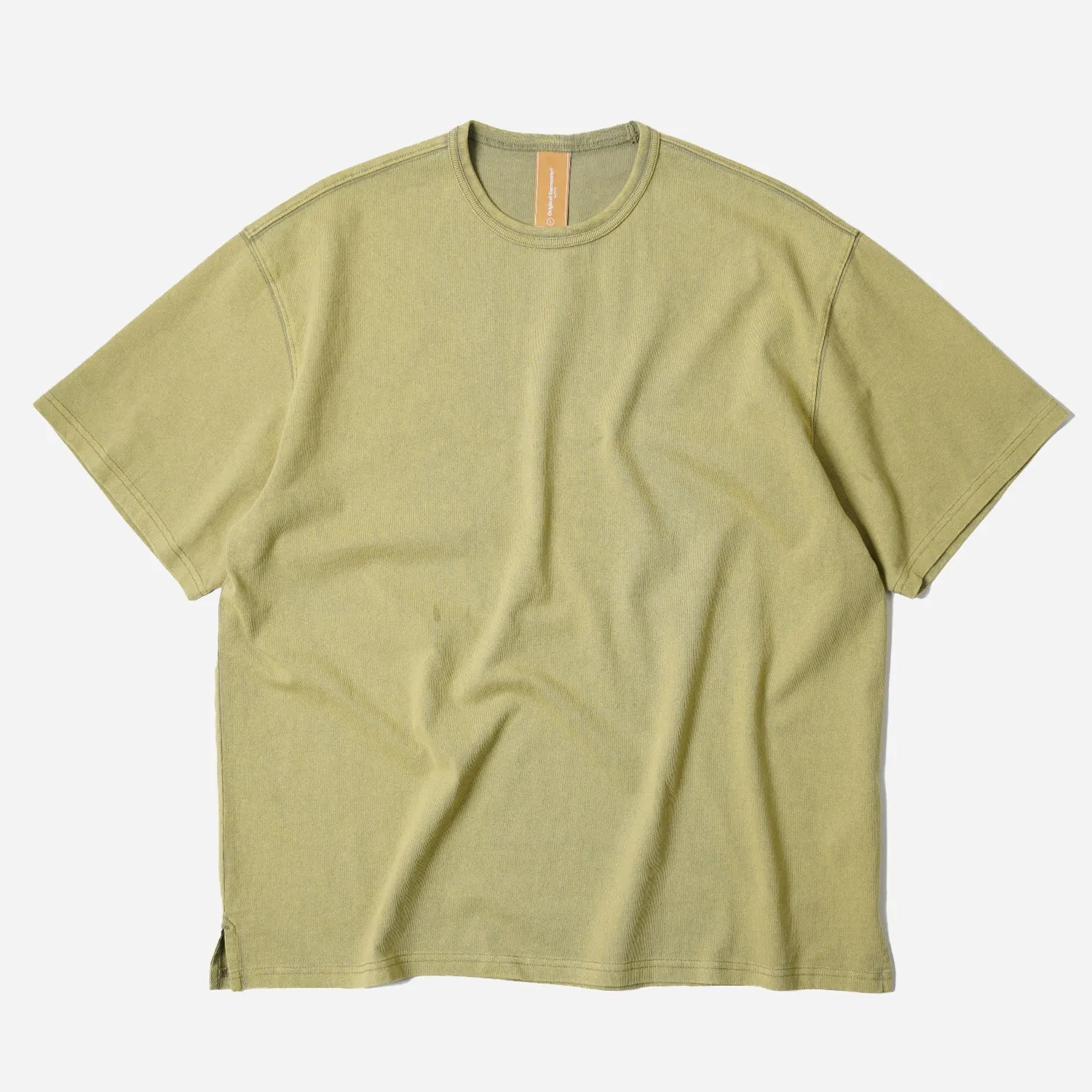 OG VINTAGE DYEING HALF TEE - MUSTARD sold by FrizmWORKS