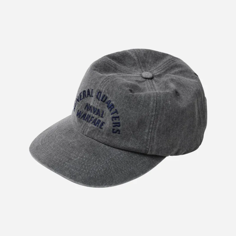 GENERAL QUARTERS BALL CAP - CHARCOAL made by FrizmWORKS