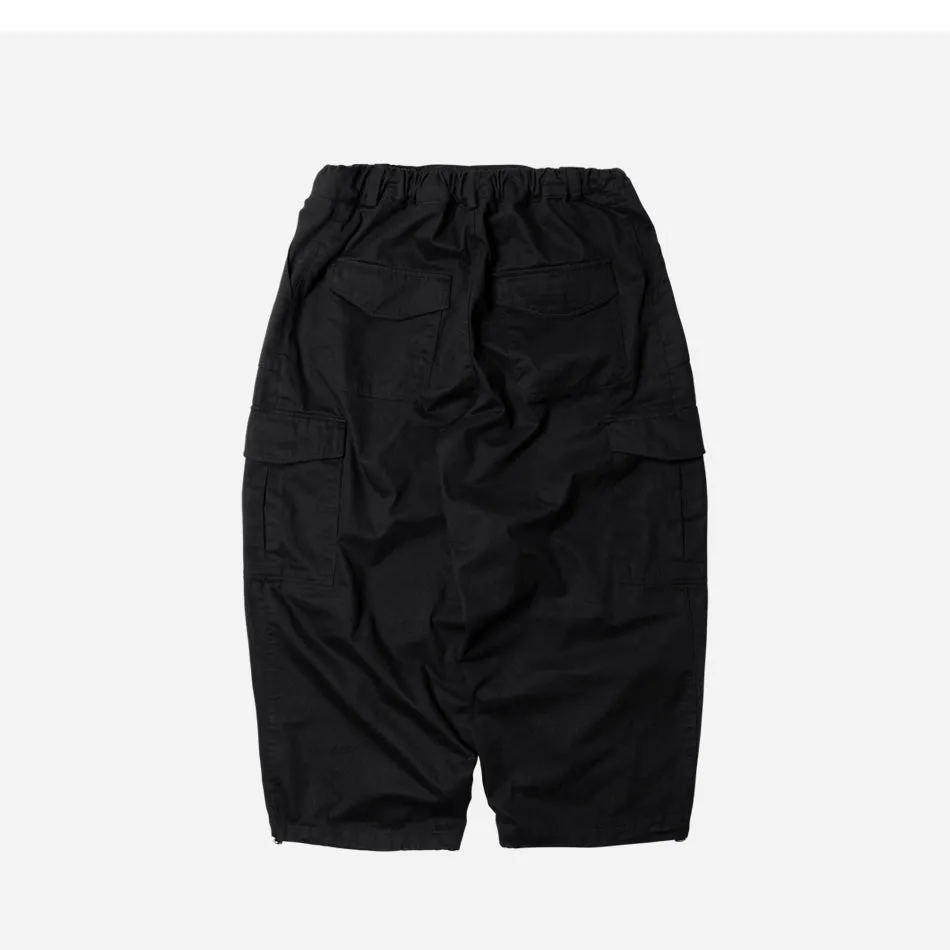 TWILL CARGO BALLOON PANTS - BLACK sold by FrizmWORKS product image thumbnail 2