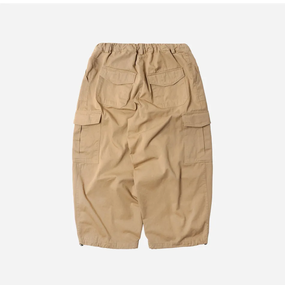 TWILL CARGO BALLOON PANTS - BEIGE sold by FrizmWORKS product image thumbnail 2