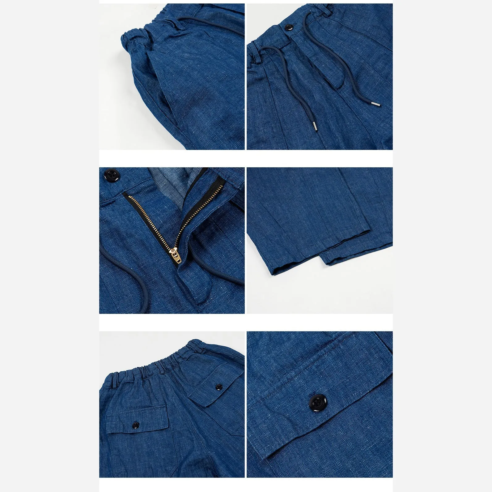 DENIM BALLOON PANTS - BLUE sold by FrizmWORKS product image thumbnail 3