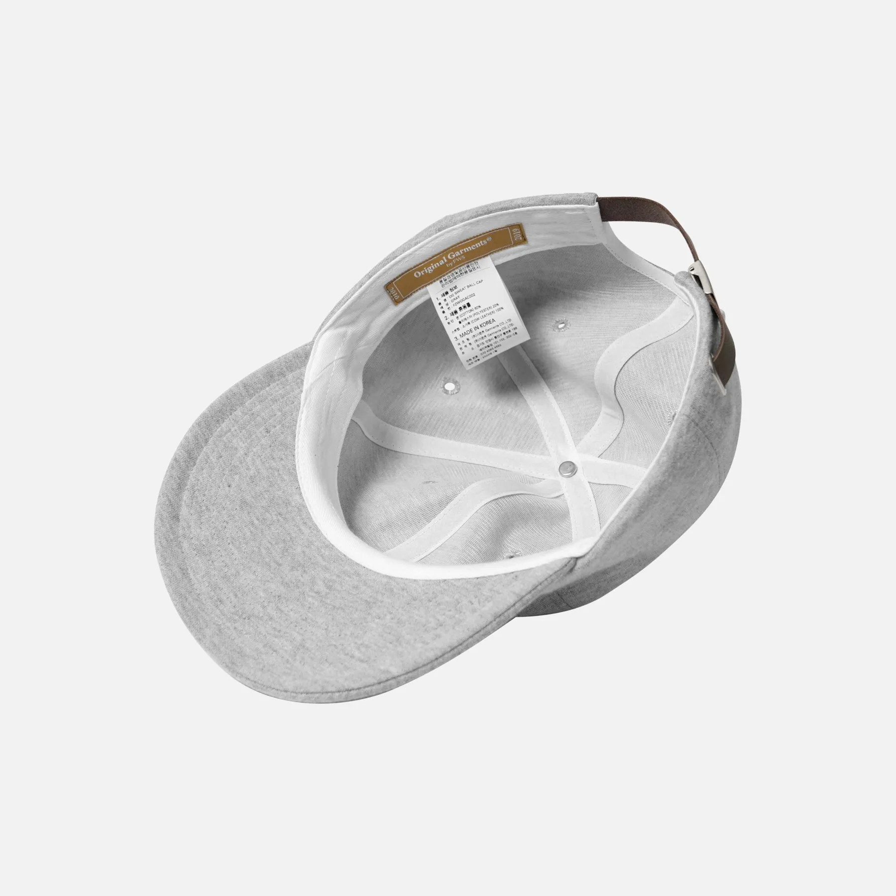 OG SWEAT BALL CAP - GRAY sold by FrizmWORKS product image thumbnail 3