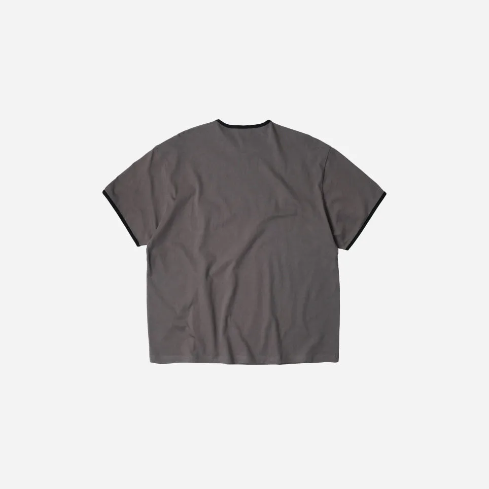 RINGER POCKET TEE - GRAY sold by FrizmWORKS product image thumbnail 2