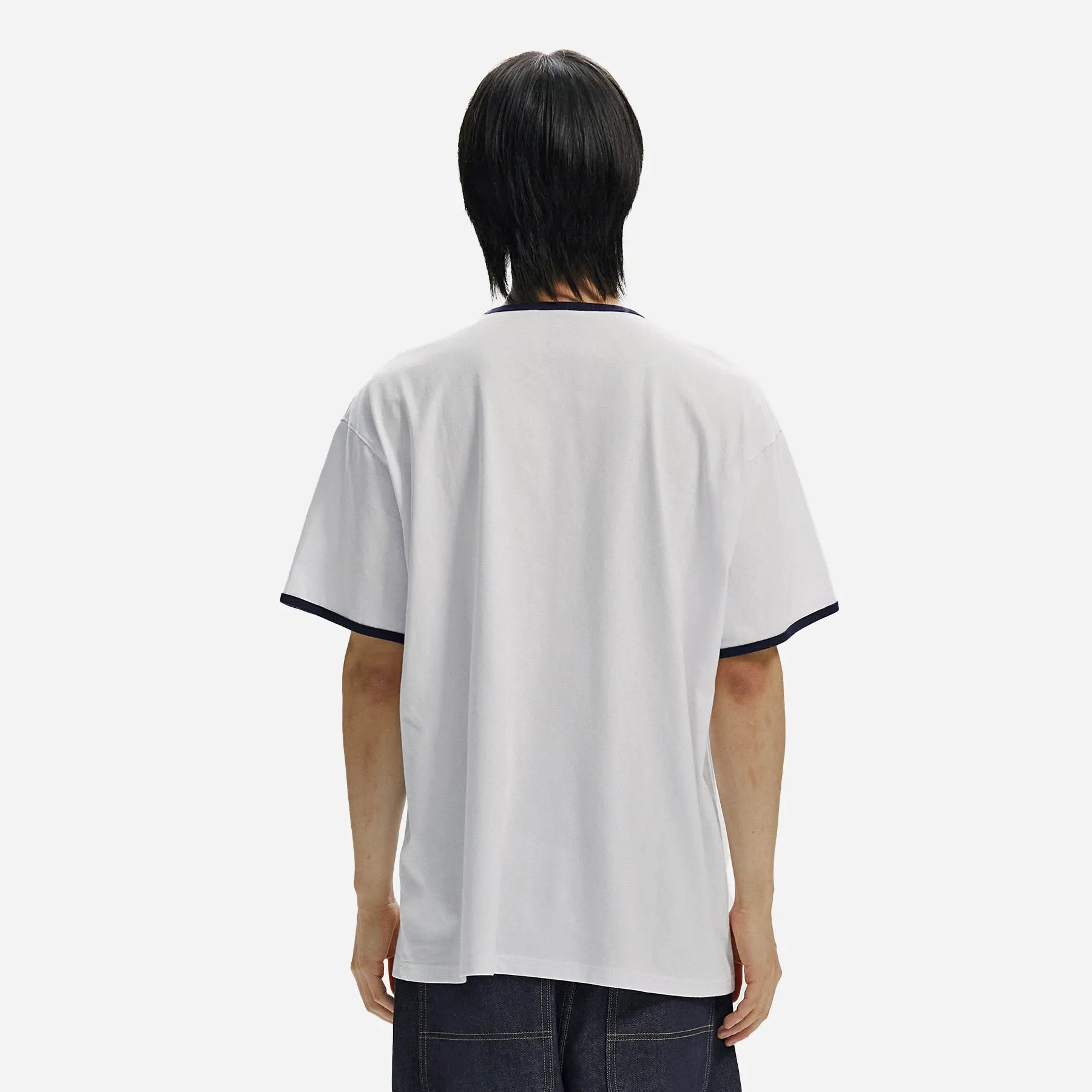 RINGER POCKET TEE - WHITE sold by FrizmWORKS product image thumbnail 4