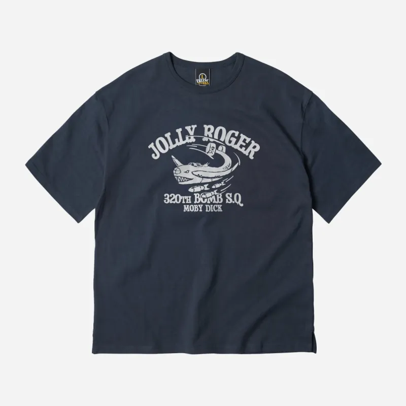 JOLLY ROGER MOBY DICK TEE - NAVY sold by FrizmWORKS