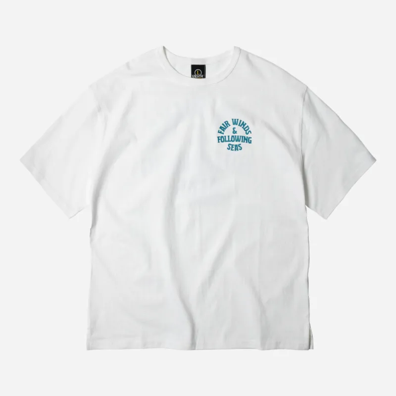 FAIR WINDS & FOLLOWING SEAS TEE - WHITE sold by FrizmWORKS