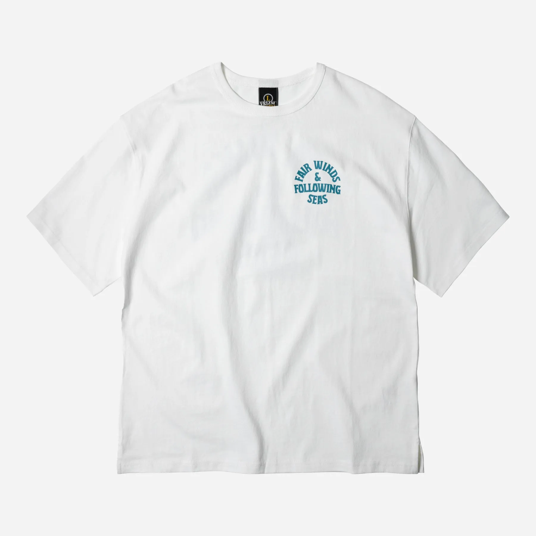 FAIR WINDS & FOLLOWING SEAS TEE - WHITE sold by FrizmWORKS