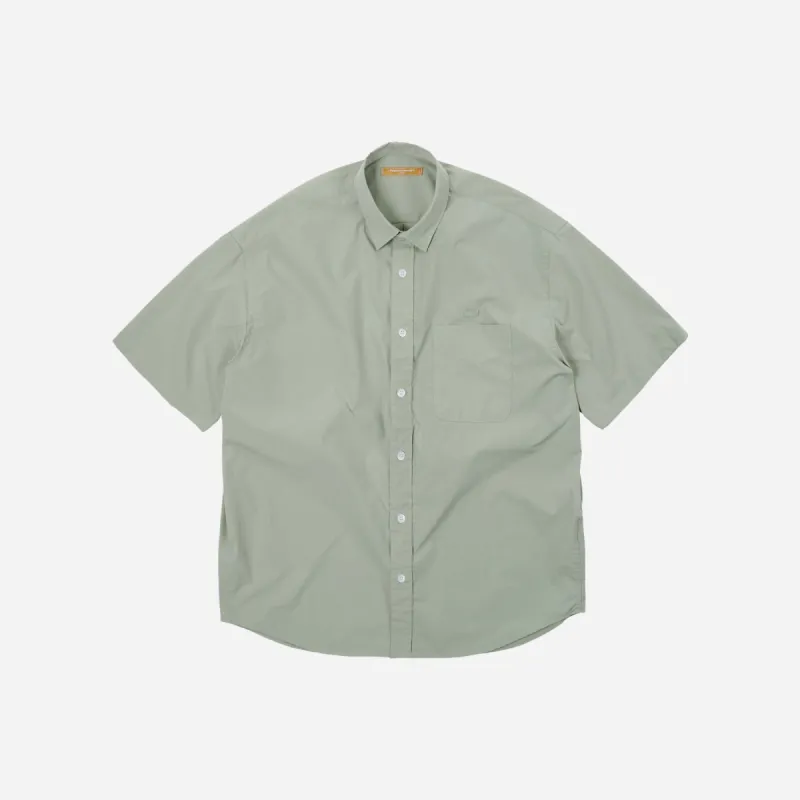 OG POPLIN OVERSIZED SHIRT - LIGHT GREEN sold by FrizmWORKS