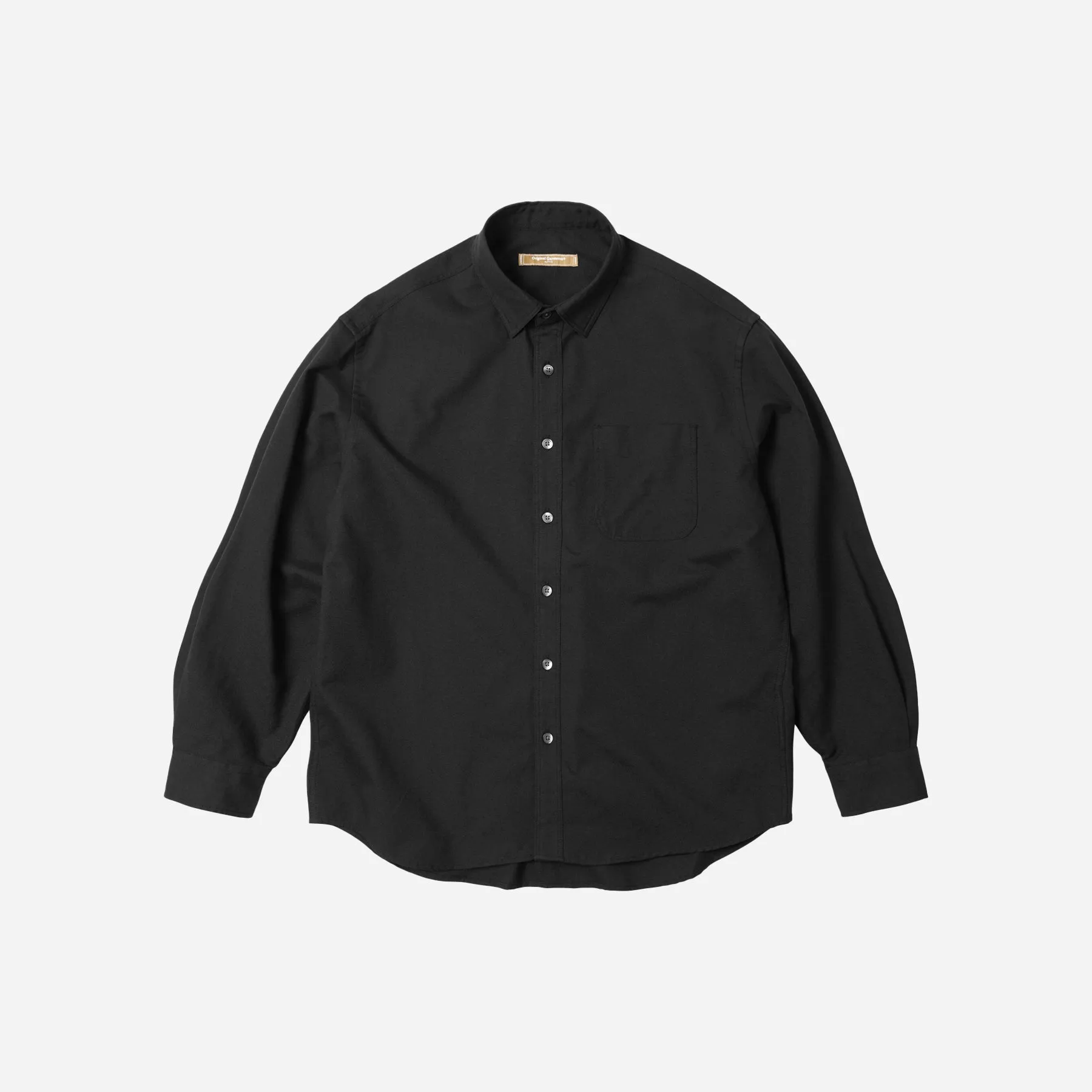 OG OXFORD OVERSIZED SHIRT - BLACK sold by FrizmWORKS