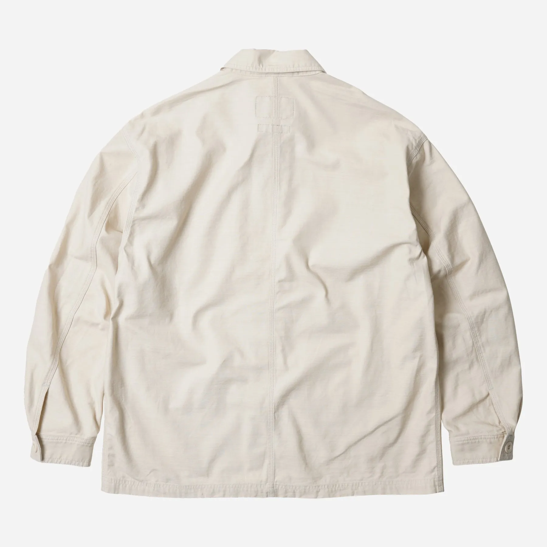 BACKSATIN FRENCH WORK JACKET - CREAM sold by FrizmWORKS product image thumbnail 2