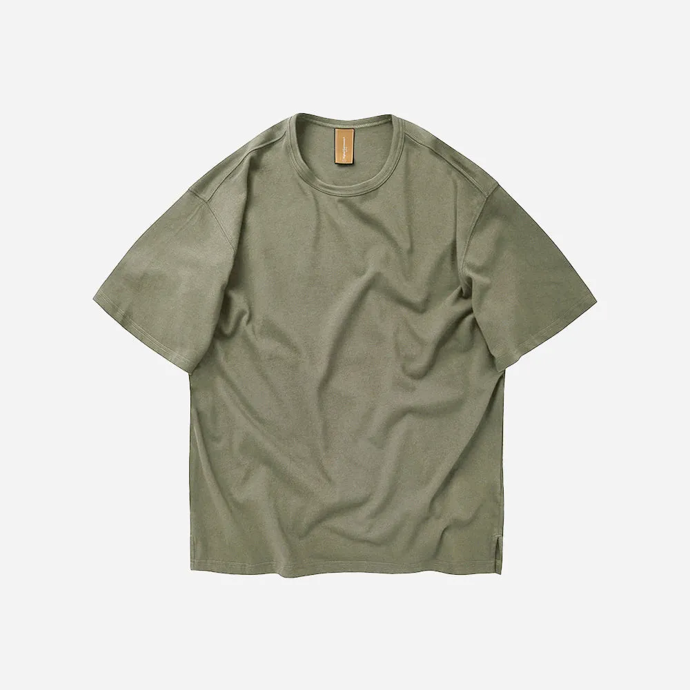 OG DOUBLE RIB OVERSIZED TEE - MUD sold by FrizmWORKS