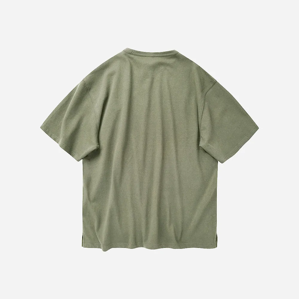 OG DOUBLE RIB OVERSIZED TEE - MUD sold by FrizmWORKS product image thumbnail 2