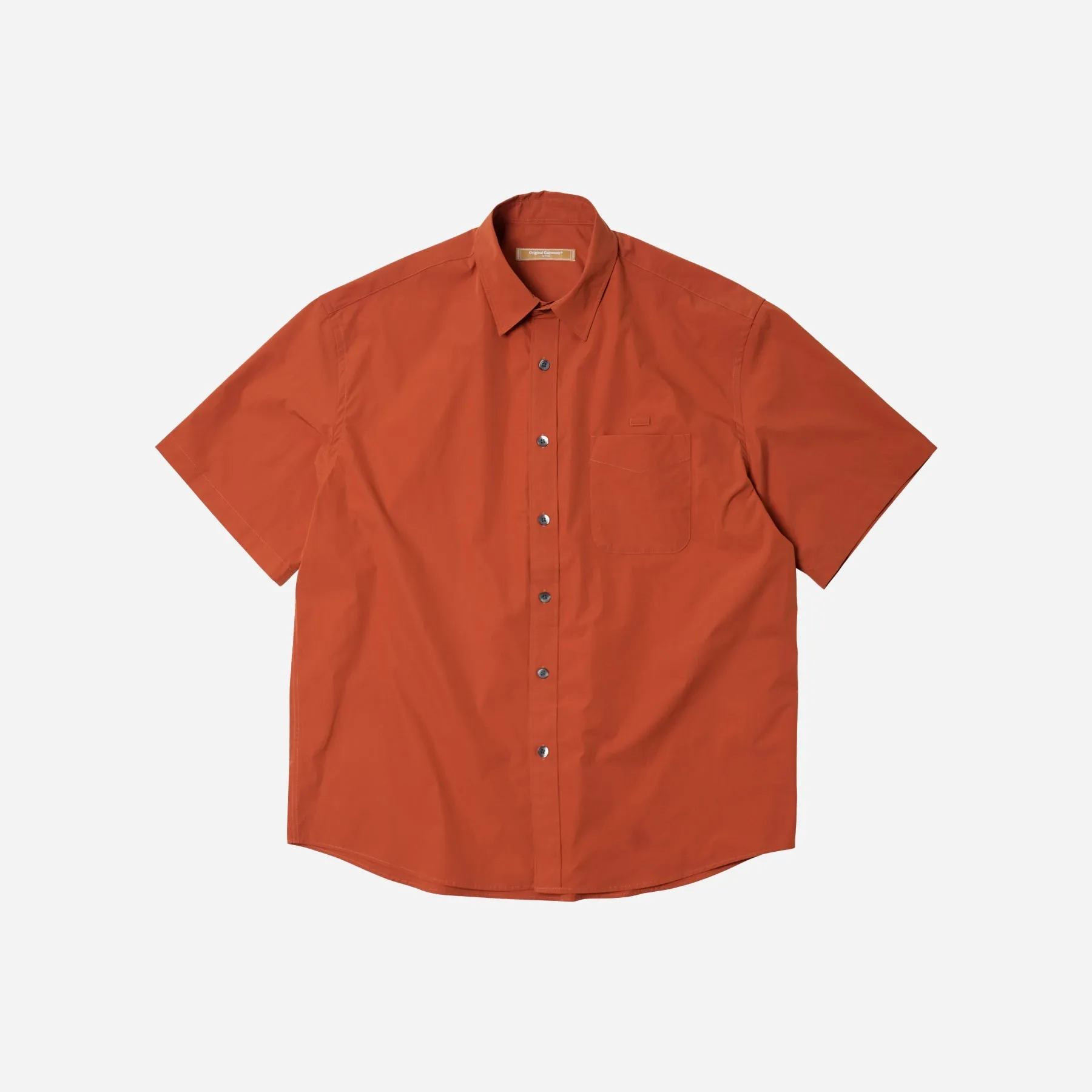 OG POPLIN OVERSIZED SHIRT - BRICK sold by FrizmWORKS