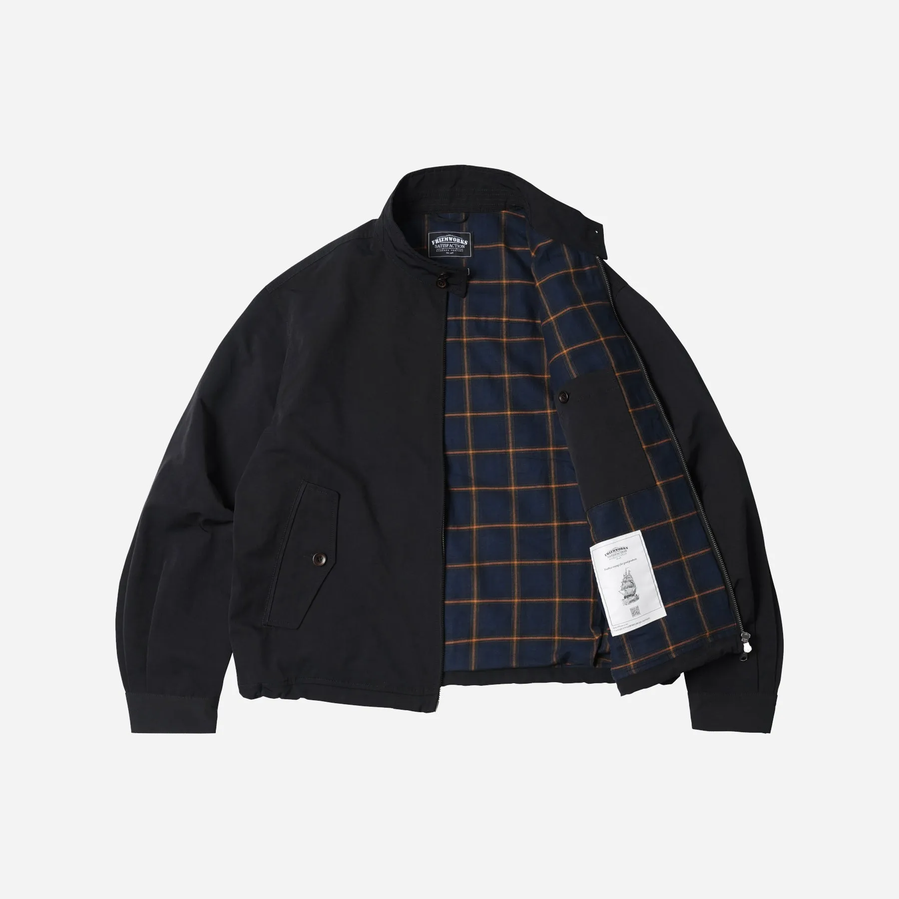 BUDDY HARRINGTON JACKET - BLACK sold by FrizmWORKS product image thumbnail 2