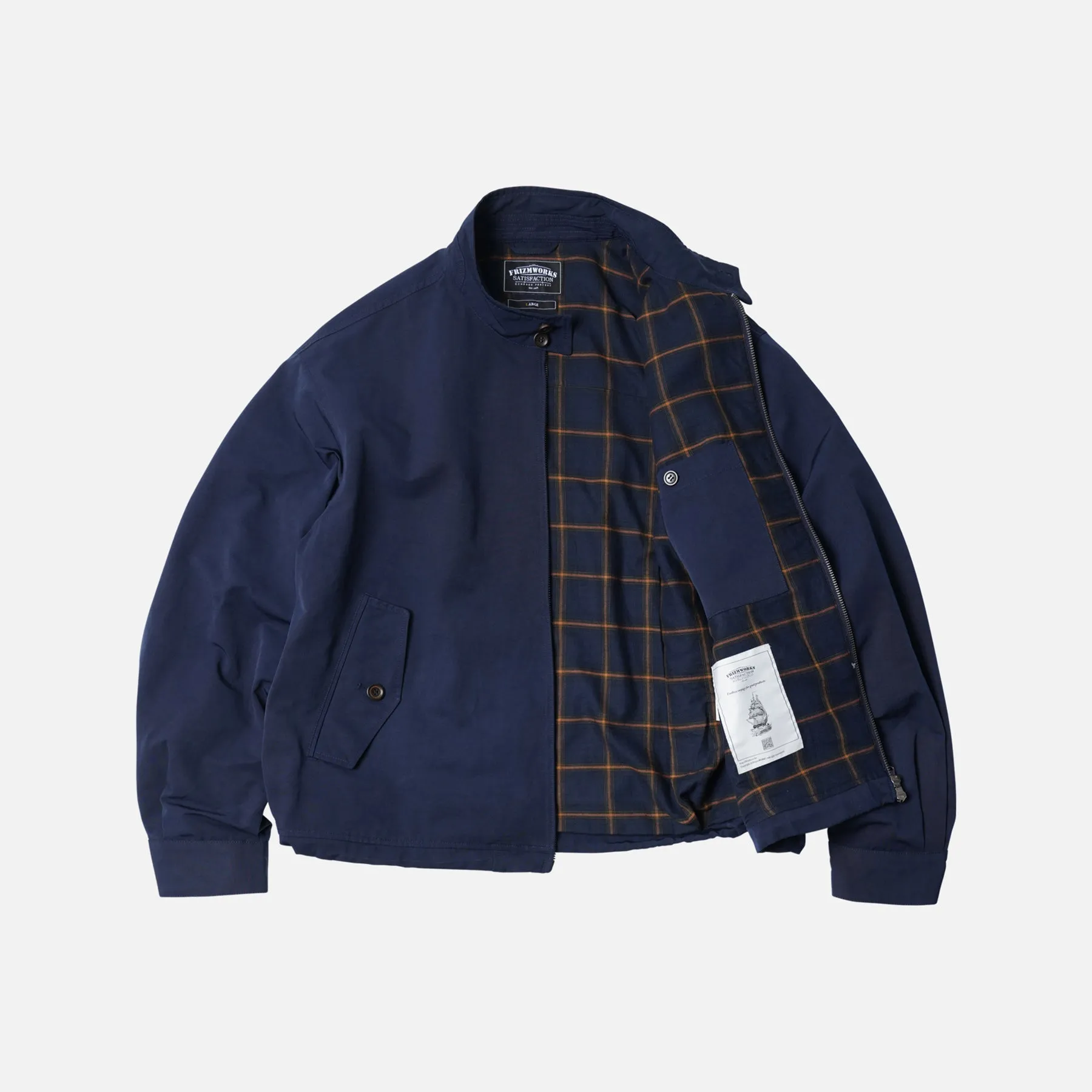 BUDDY HARRINGTON JACKET - NAVY sold by FrizmWORKS product image thumbnail 2