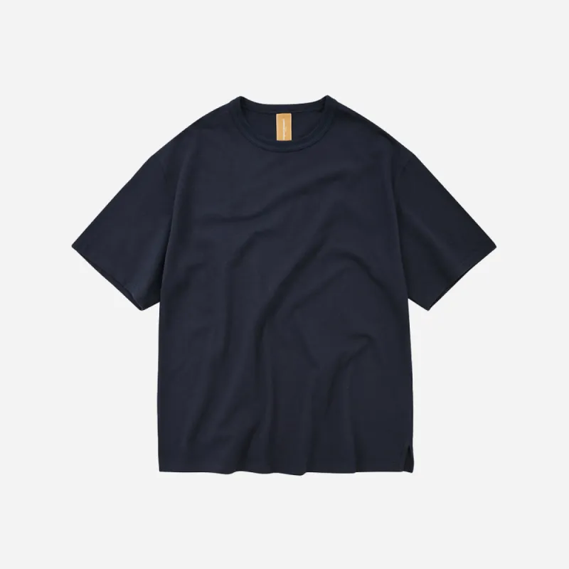 OG DOUBLE RIB OVERSIZED TEE - NAVY sold by FrizmWORKS