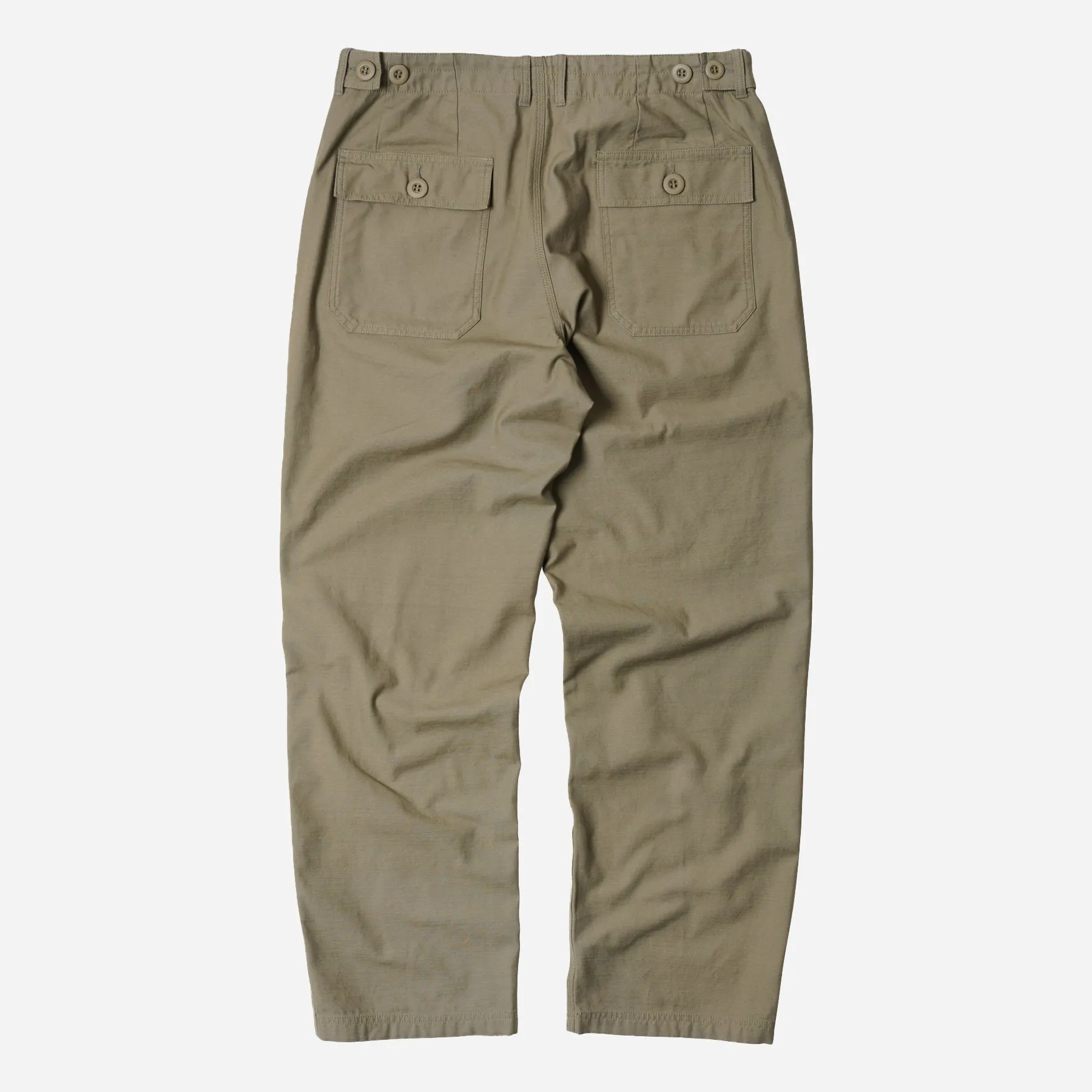 BACK SATIN FATIGUE PANTS - KHAKI BEIGE sold by FrizmWORKS product image thumbnail 2