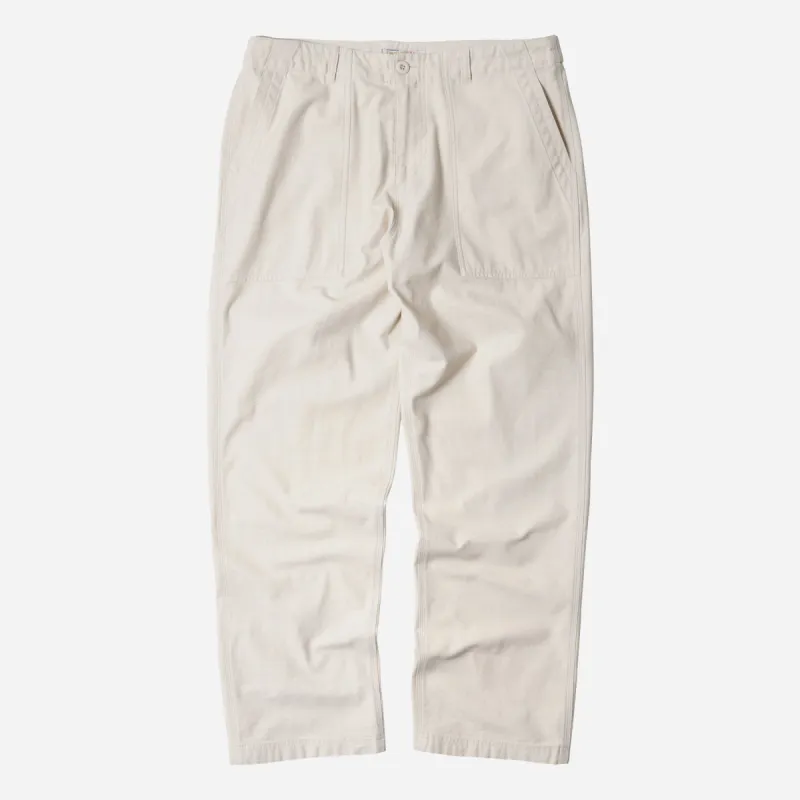 BACK SATIN FATIGUE PANTS - CREAM sold by FrizmWORKS