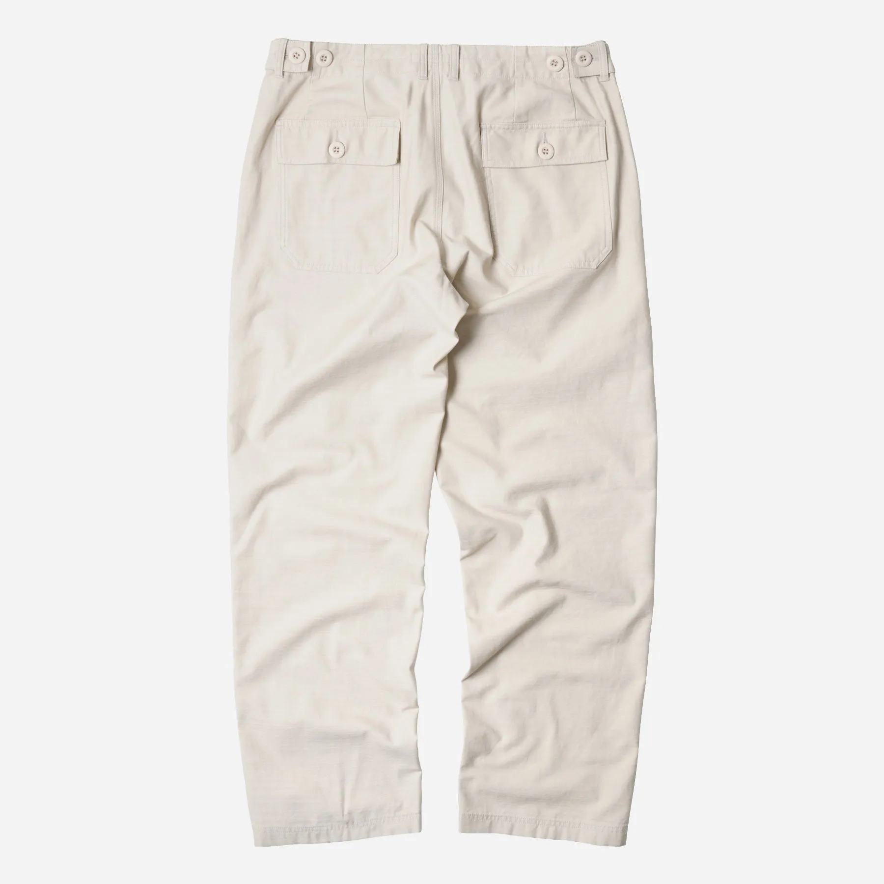 BACK SATIN FATIGUE PANTS - CREAM sold by FrizmWORKS product image thumbnail 2