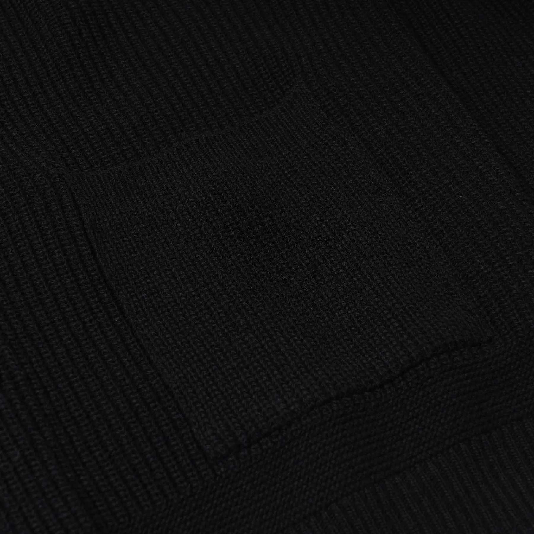 HEAVY WOOL ROUND CARDIGAN - BLACK sold by FrizmWORKS product image thumbnail 3