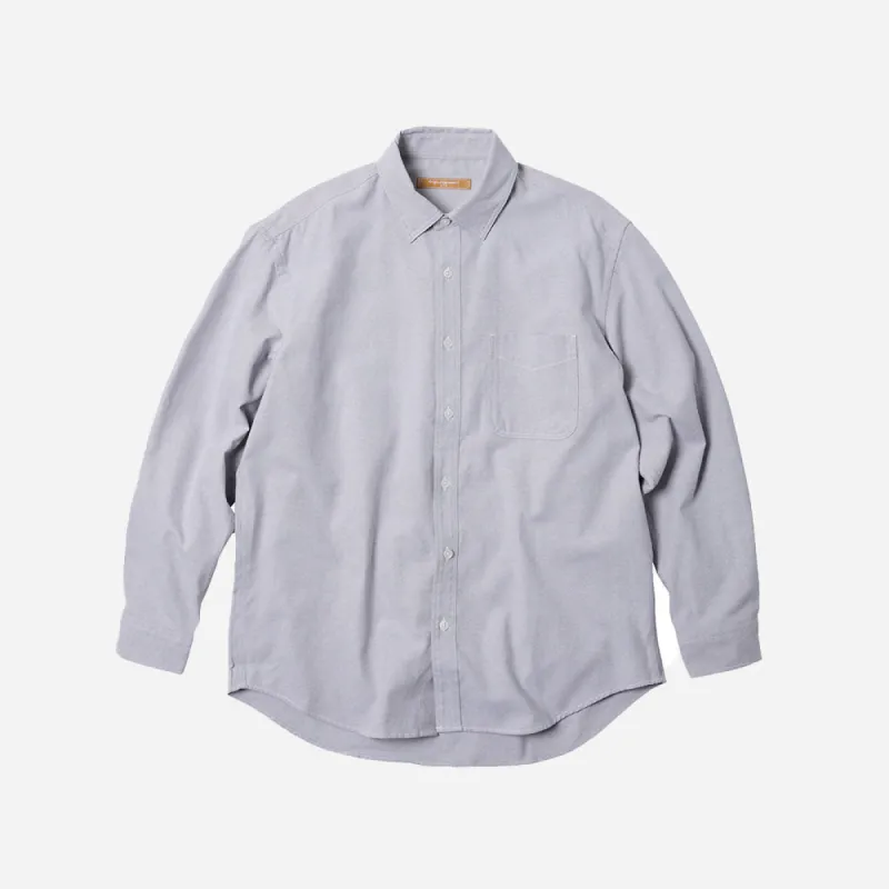 OG STRIPED OXFORD OVERSIZED SHIRT - PURPLE sold by FrizmWORKS