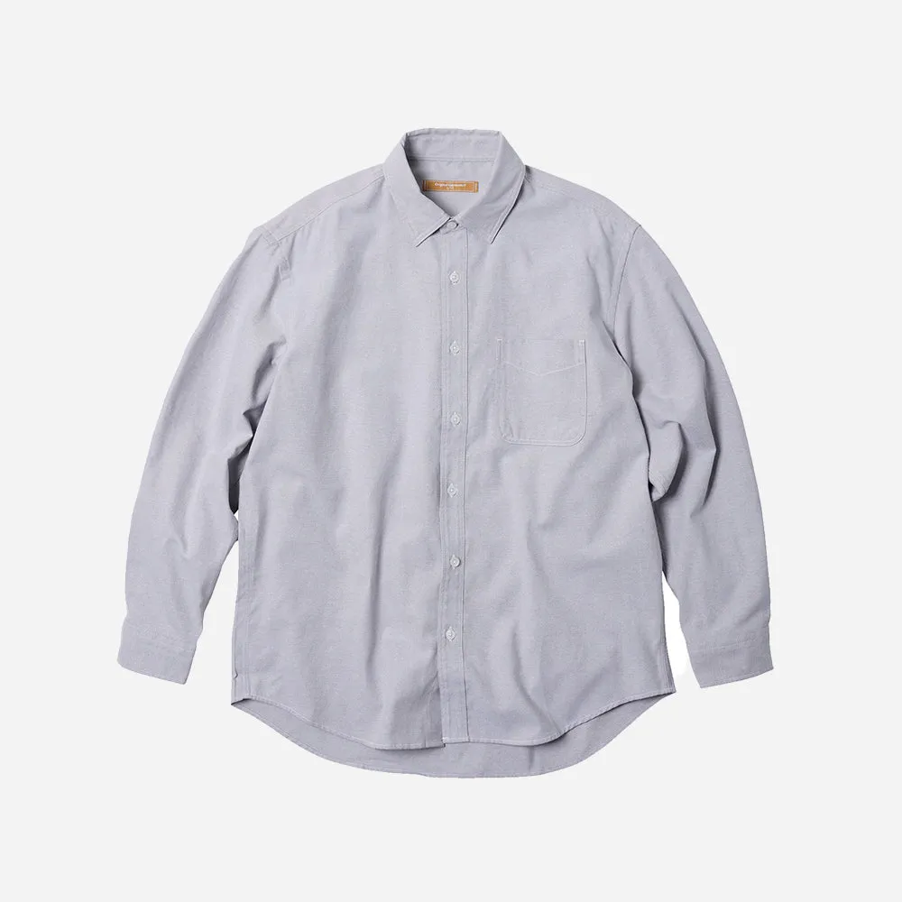OG OXFORD OVERSIZED SHIRT - GREY sold by FrizmWORKS