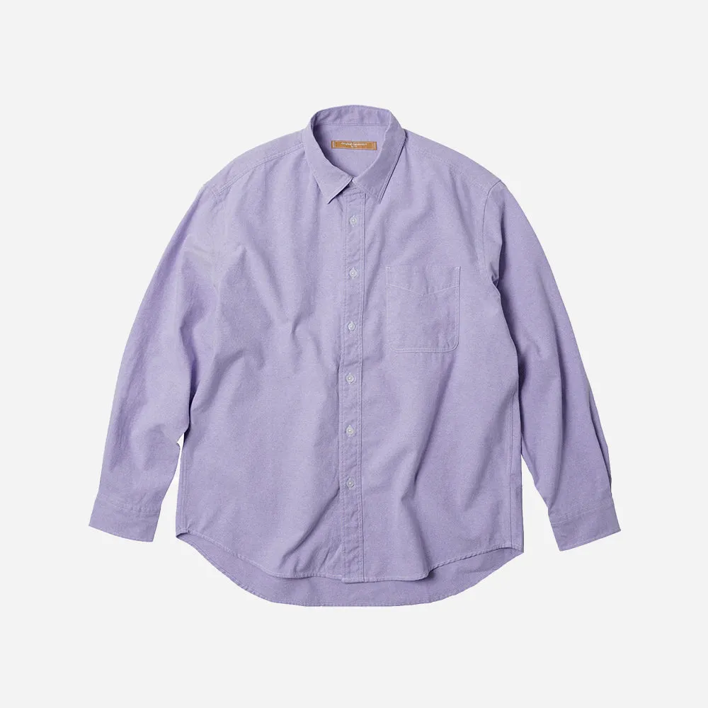 OG OXFORD OVERSIZED SHIRT - PURPLE sold by FrizmWORKS