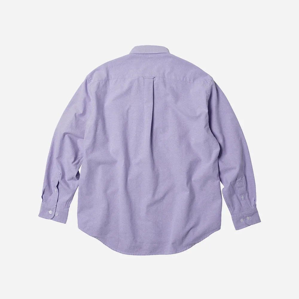 OG OXFORD OVERSIZED SHIRT - PURPLE sold by FrizmWORKS product image thumbnail 2