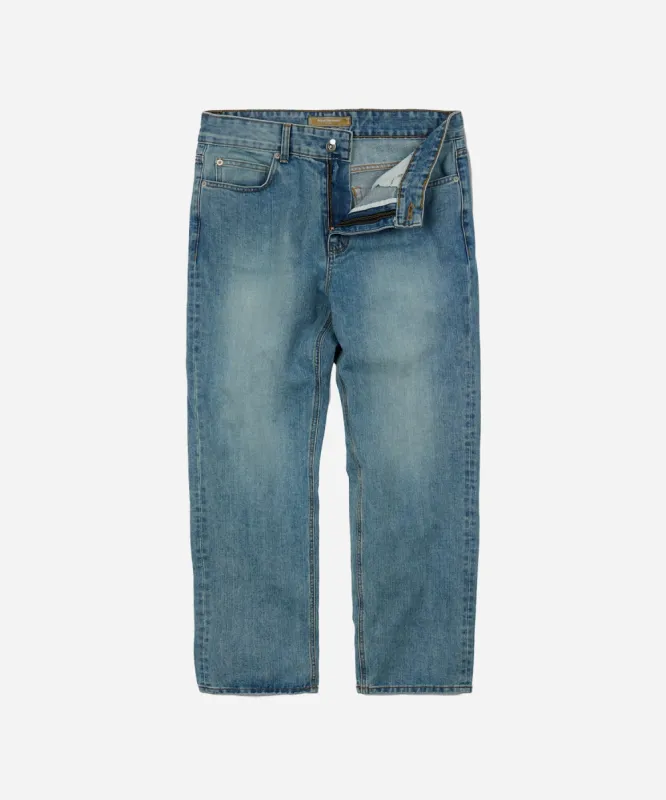 OG WIDE DENIM JEANS - LIGHT BLUE made by FrizmWORKS