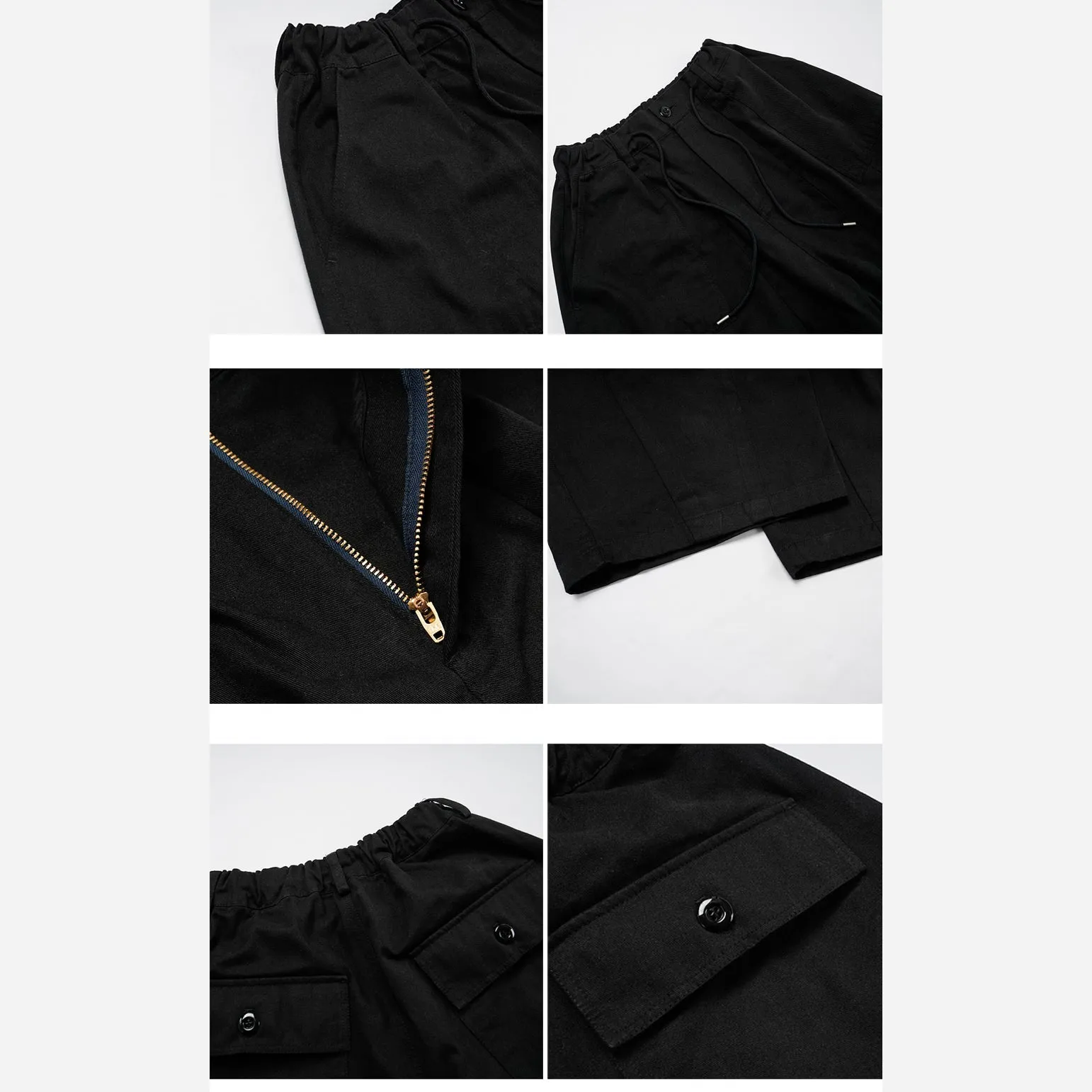 TWILL BALLOON PANTS - BLACK sold by FrizmWORKS product image thumbnail 3