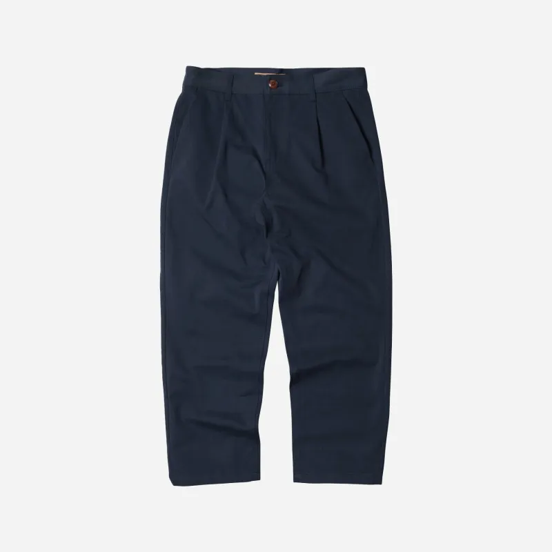 OG HAWORTH ONE TUCK PANTS - NAVY sold by FrizmWORKS