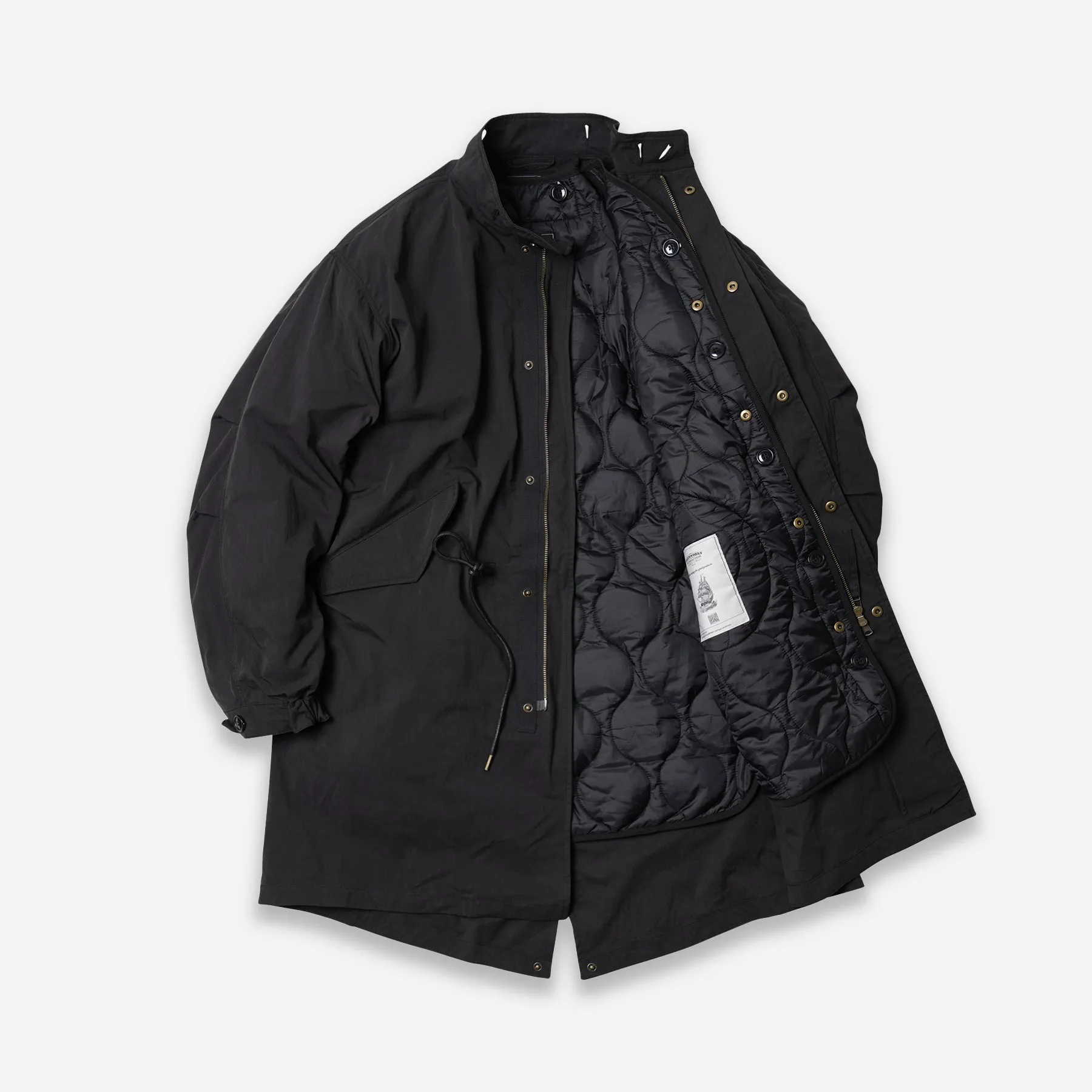 VINCENT M1965 FISHTAIL 2 IN 1 PARKA JACKET - BLACK sold by FrizmWORKS product image thumbnail 2