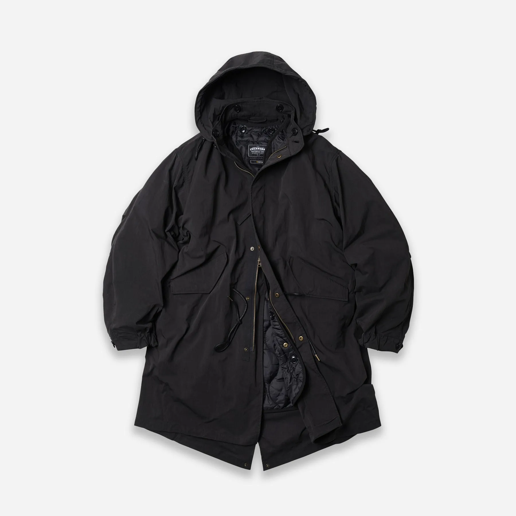 VINCENT M1965 FISHTAIL 2 IN 1 PARKA JACKET - BLACK sold by FrizmWORKS