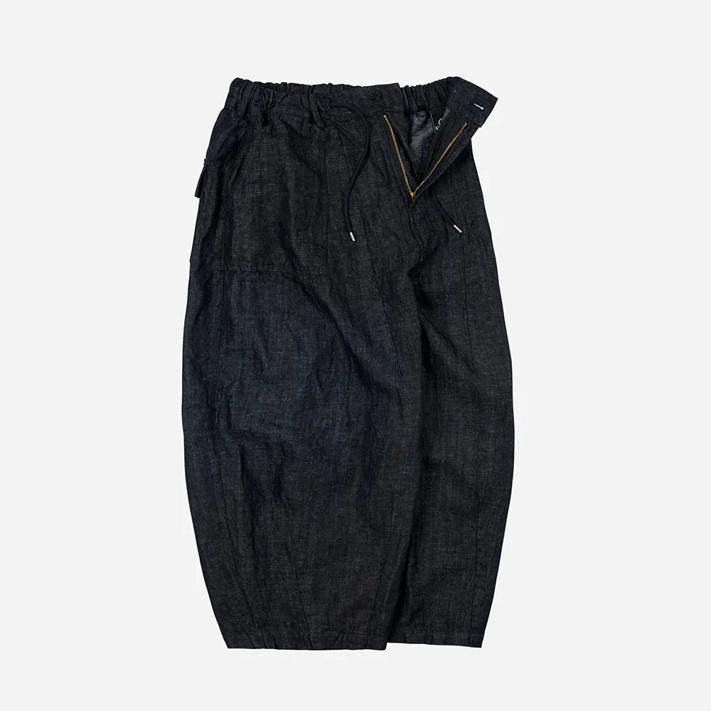 DENIM BALLOON PANTS - INDIGO sold by FrizmWORKS product image thumbnail 2