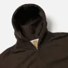 OG BOCACI HEAVYWEIGHT HOOD ZIPUP PARKA - DARK BROWN sold by FrizmWORKS