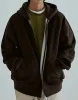 OG BOCACI HEAVYWEIGHT HOOD ZIPUP PARKA - DARK BROWN sold by FrizmWORKS