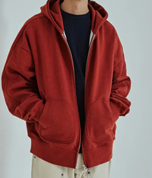 OG BOCACI HEAVYWEIGHT HOOD ZIPUP PARKA - BRICK sold by FrizmWORKS product image thumbnail 5