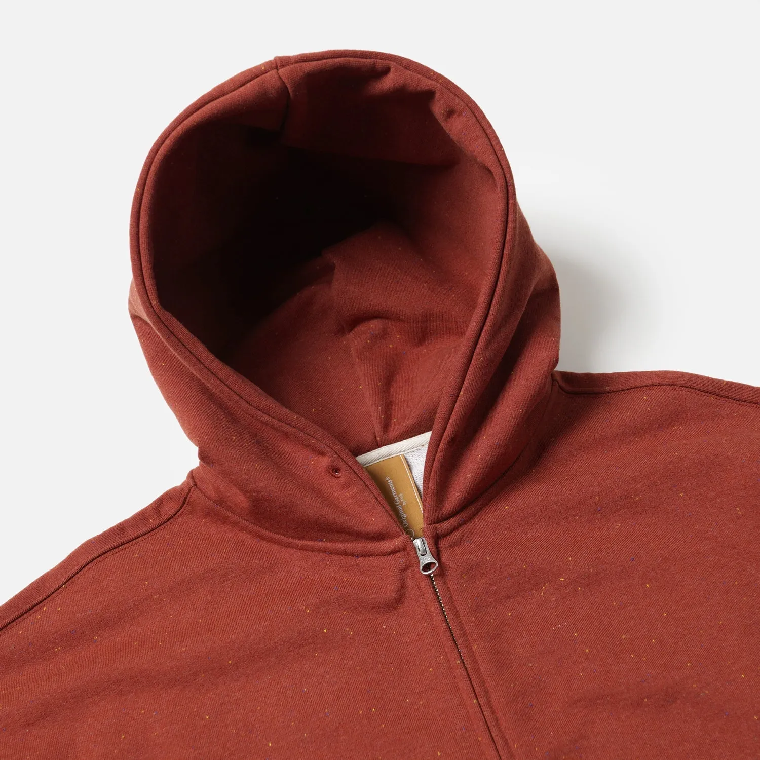 OG BOCACI HEAVYWEIGHT HOOD ZIPUP PARKA - BRICK sold by FrizmWORKS product image thumbnail 3
