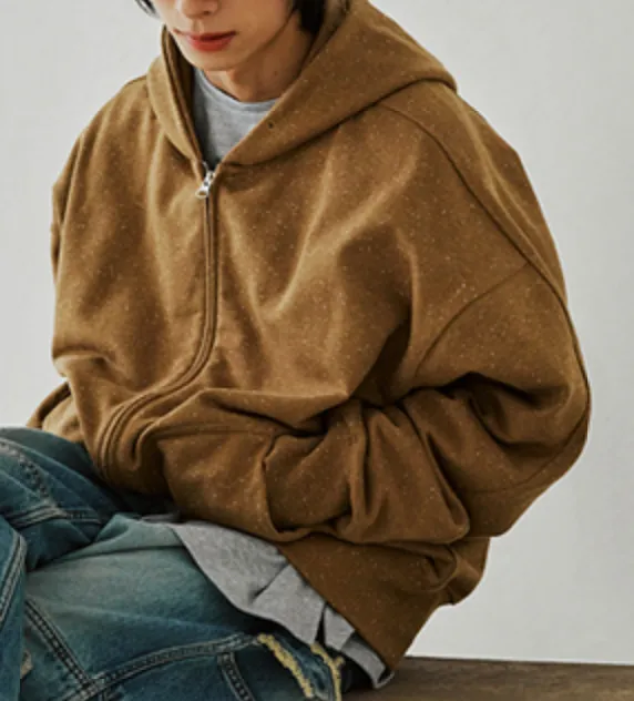 OG BOCACI HEAVYWEIGHT HOOD ZIPUP PARKA - CAMEL sold by FrizmWORKS product image thumbnail 5