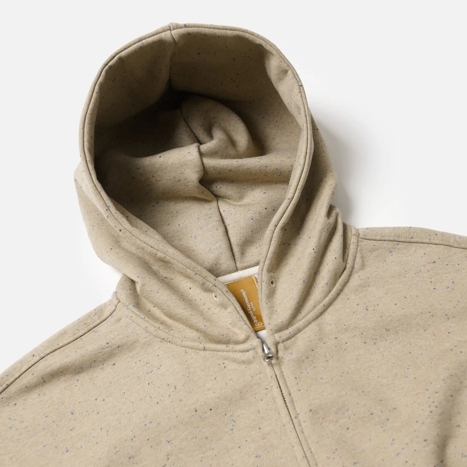 OG BOCACI HEAVYWEIGHT HOOD ZIPUP PARKA - BEIGE sold by FrizmWORKS product image thumbnail 3