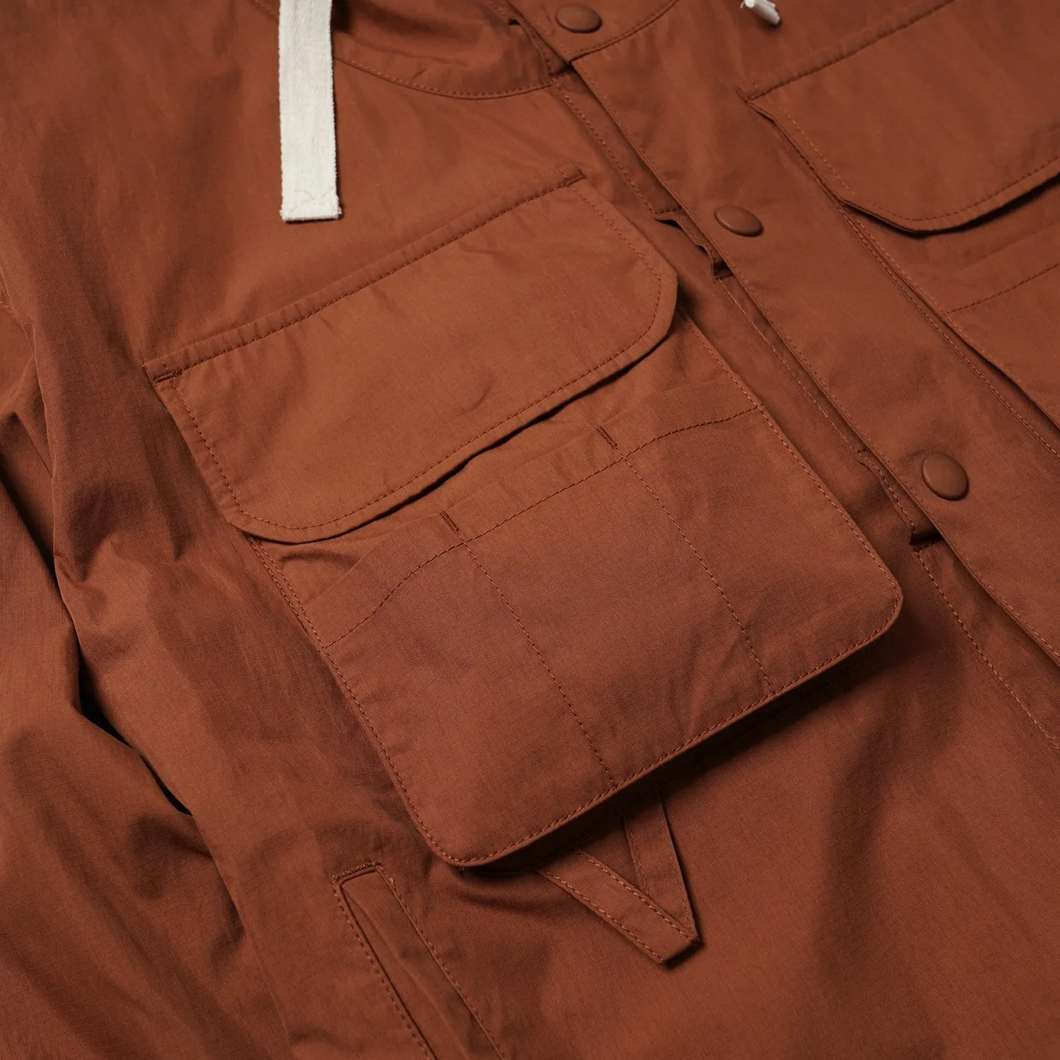 WADING HOODED PARKA JACKET - BRICK sold by FrizmWORKS product image thumbnail 5