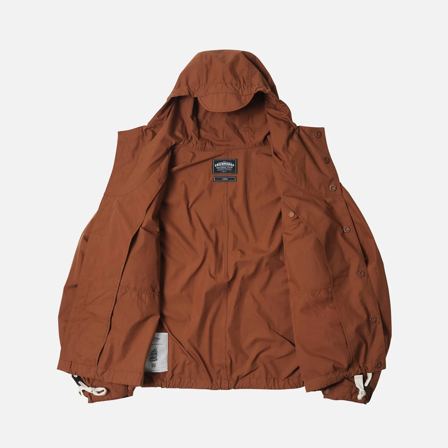 WADING HOODED PARKA JACKET - BRICK sold by FrizmWORKS product image thumbnail 3