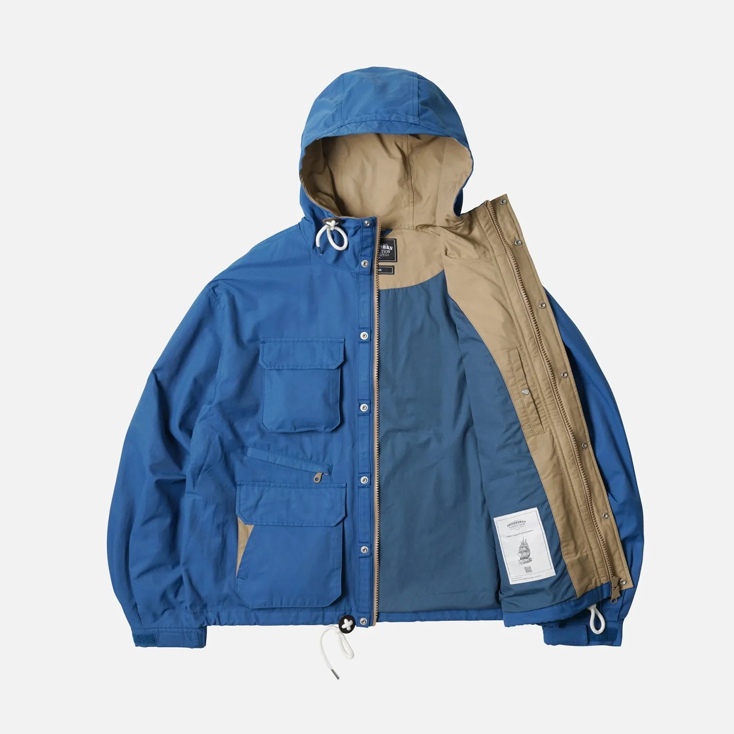 60/40 MOUNTAIN PARKA COAT - ROYAL BLUE sold by FrizmWORKS product image thumbnail 4