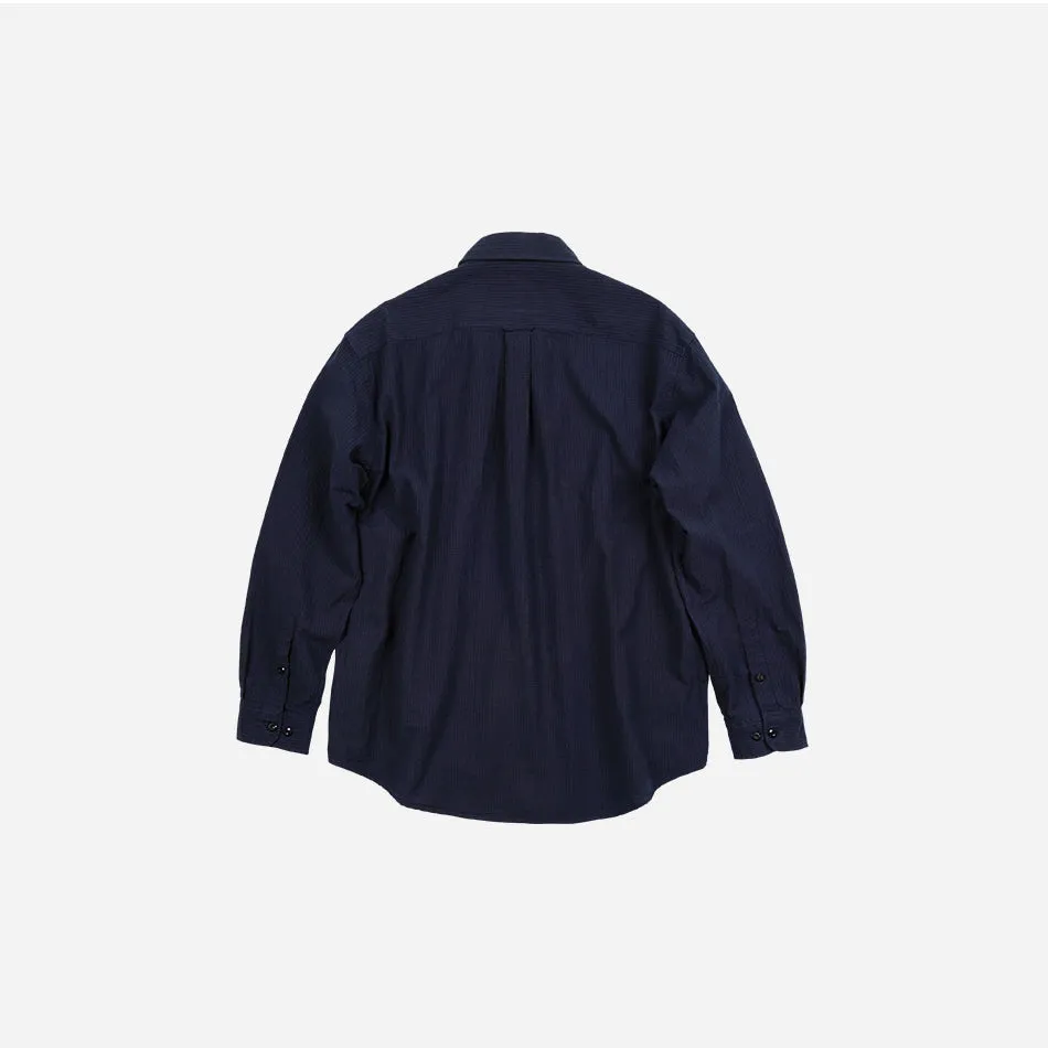 OG DOBBY WEAVE SEERSUCKER SHIRT - NAVY sold by FrizmWORKS product image thumbnail 2