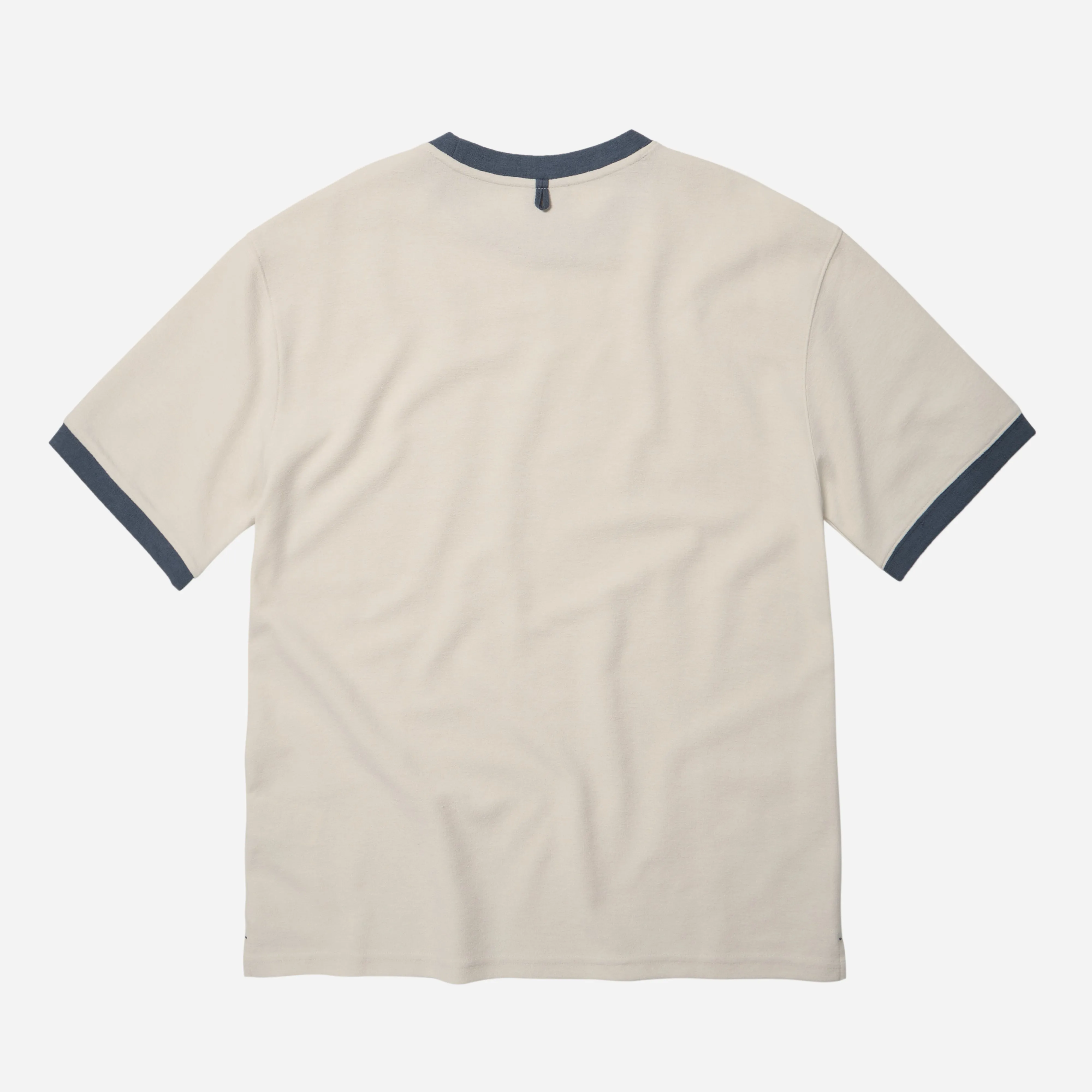 TERRY RINGER HALF T-SHIRT - CREAM sold by FrizmWORKS product image thumbnail 2