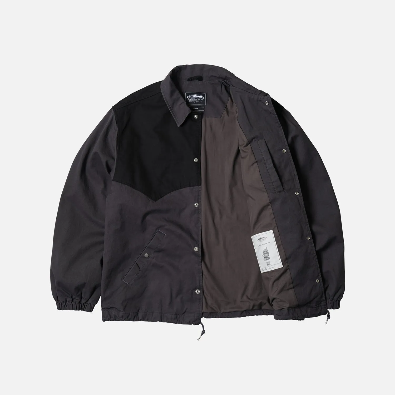 BARSTOW WESTERN COACH JACKET - CHARCOAL sold by FrizmWORKS product image thumbnail 3