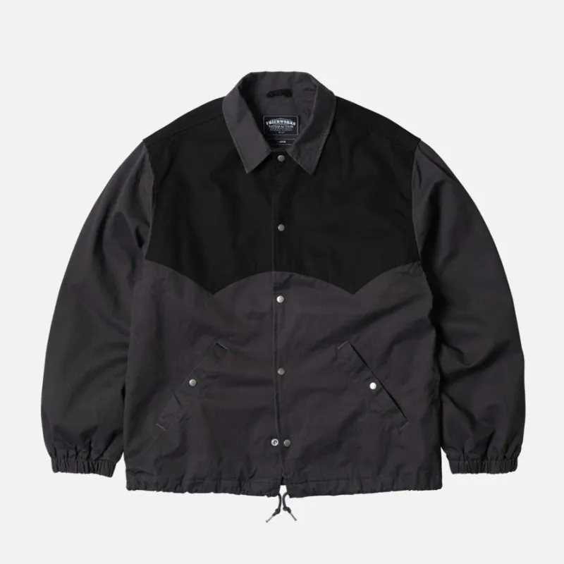BARSTOW WESTERN COACH JACKET - CHARCOAL sold by FrizmWORKS
