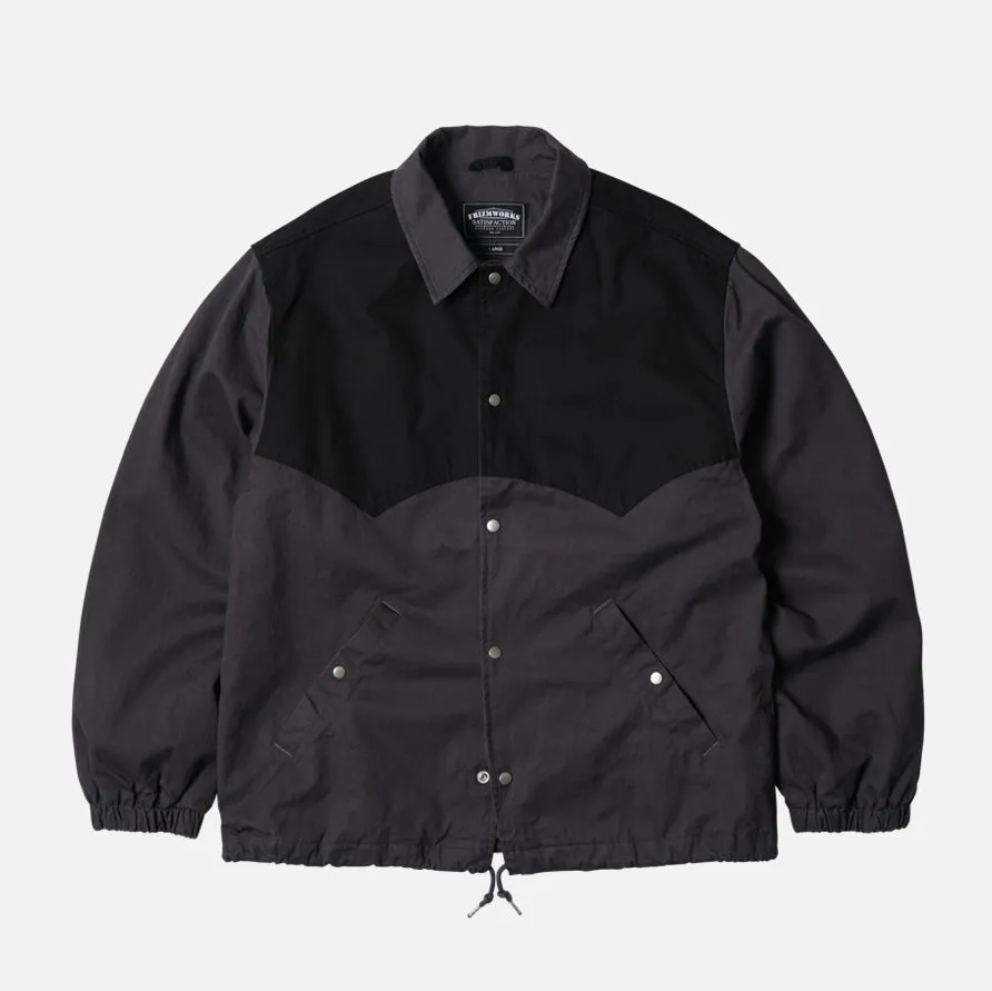 BARSTOW WESTERN COACH JACKET - CHARCOAL sold by FrizmWORKS